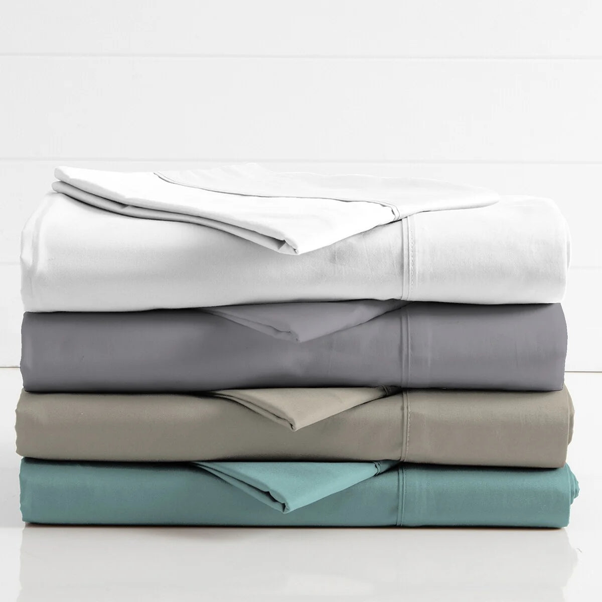 Color Sense 1200TC Premium Cotton-Blend Wrinkle-Resistant Sheet Set