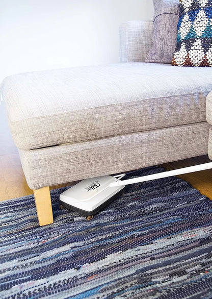 Fuller Brush 17027 Carpet & Floor Sweeper- Mini Stick Cleaner For Hardwood Surfaces, Wood Floors, Laminate, Tile- Small & Portable For The Home Or Office - Cleans Dust Pet Hair- Electrostatic & Silent