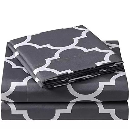 Brushed Microfiber Hypoallergenic 4 pcs Bedsheet Set