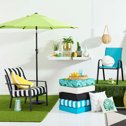 Stackable Sling Patio Chair, Teal
