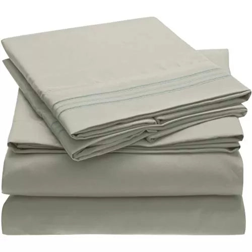 Brushed Microfiber Hypoallergenic 4 pcs Bedsheet Set