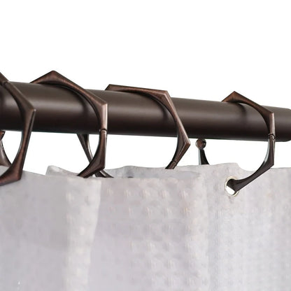 Utopia Alley Adjustable 72-Inch Shower Curtain Tension Rod - Rust-Proof Aluminum with Rubber End Cap, No Drill Installation