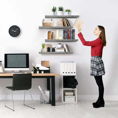 Sorbus Floating Wall Shelves Wall Mounted (4 Pack)
