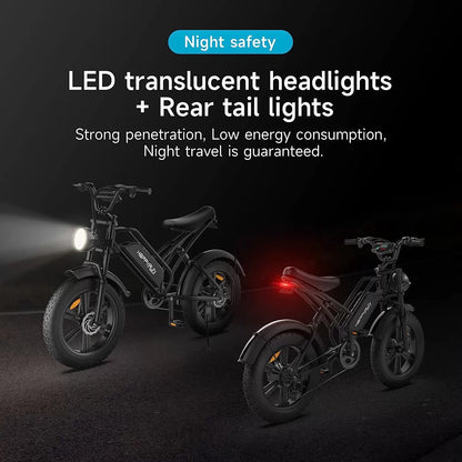 Electric Bike for Adults, Ebike 1500W/48V/18Ah, Tank 20" Fat Tire Electric Bicycles Up to 30MPH & 68 Miles with Removable Battery, Colorful Dispaly, Throttle & Pedal Assist, Shimano 7-Speed
