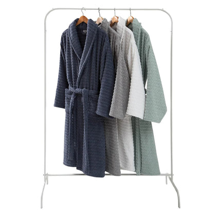 Ozan Premium Home Azure Bathrobes Collection 100% Turkish Cotton Unisex Terry Cloth Bathrobe