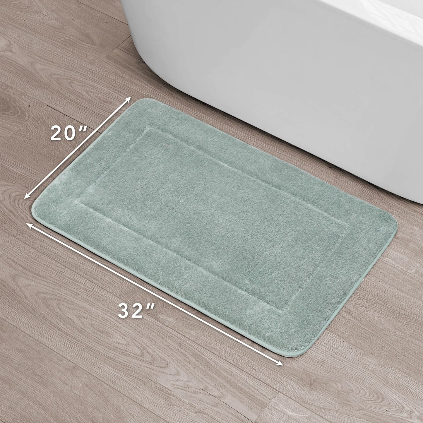 Oliver Brown Terry Memory Foam Bath Mat