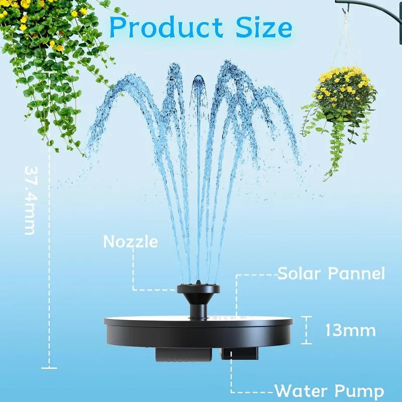 Solar Bird Bath Fountain Pump