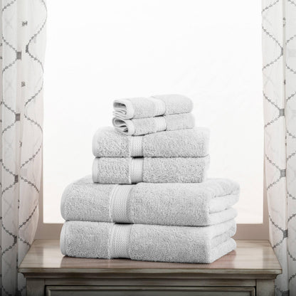 Superior Egyptian Cotton Pile Heavyweight 6-Piece Towel Set
