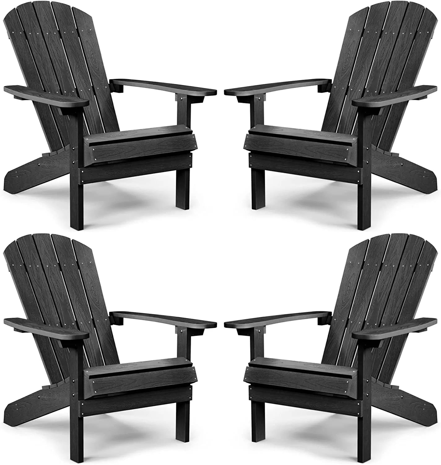 Adirondack Chair ,Patio Chairs 5 Steps Easy Installation,Widely Used in Outdoor, Fire Pit, Deck, Outside, Garden, Campfire Chairs