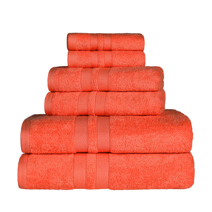 Superior Cotton Quick-Drying 6 Piece Highly Absorbent Towel Set