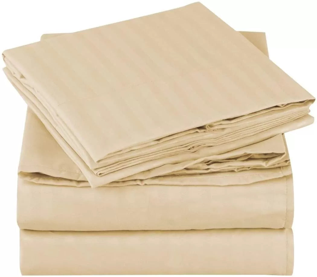 Brushed Microfiber Hypoallergenic 4 pcs Bedsheet Set