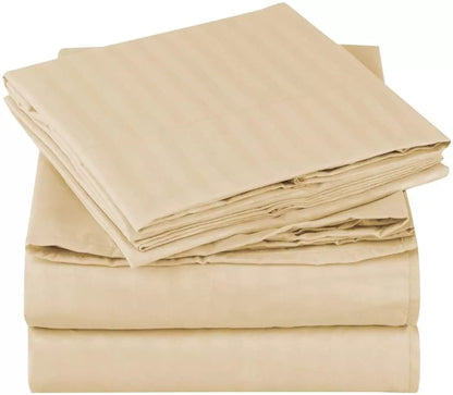 Brushed Microfiber Hypoallergenic 4 pcs Bedsheet Set