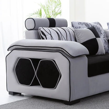 Arvella 10 - Piece Slipcovered Sectional