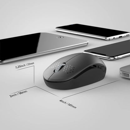 seenda Wireless Mouse, 2.4G Noiseless Mouse with USB Receiver - Portable Computer Mice for PC, Tablet, Laptop with Windows System - Mint Green