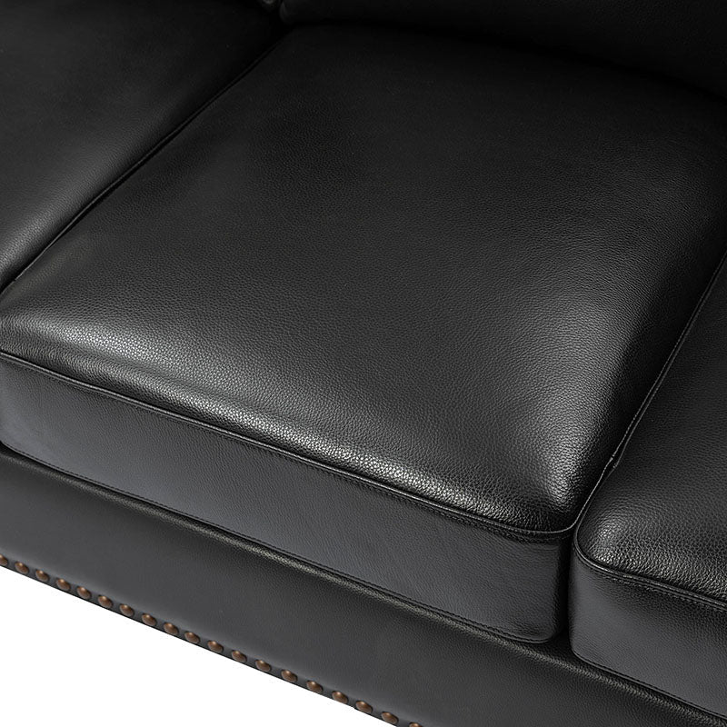 Christoph 84" Genuine Leather Sofa