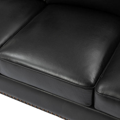 Christoph 84" Genuine Leather Sofa