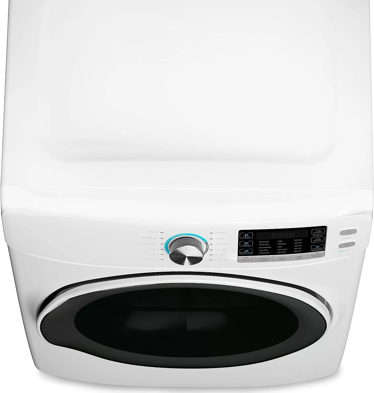 KoolMore FLW-3CWH Front Load Machine, 2.7 Cu. Ft, Space Saving Unit with 20-Minute Quick, 12 Washing Cycles, Quiet Inverter Motor [120V],