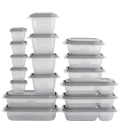 BPA-Free Plastic Food Storage Containers with Lids