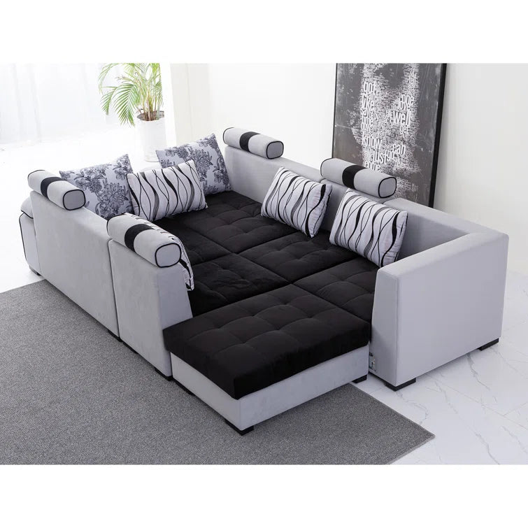 Arvella 10 - Piece Slipcovered Sectional