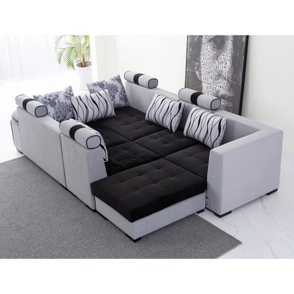 Arvella 10 - Piece Slipcovered Sectional