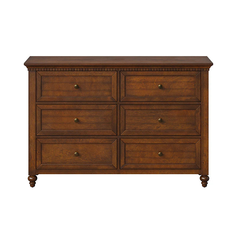 Benedikt 54" Wide 6 Drawer Dresser