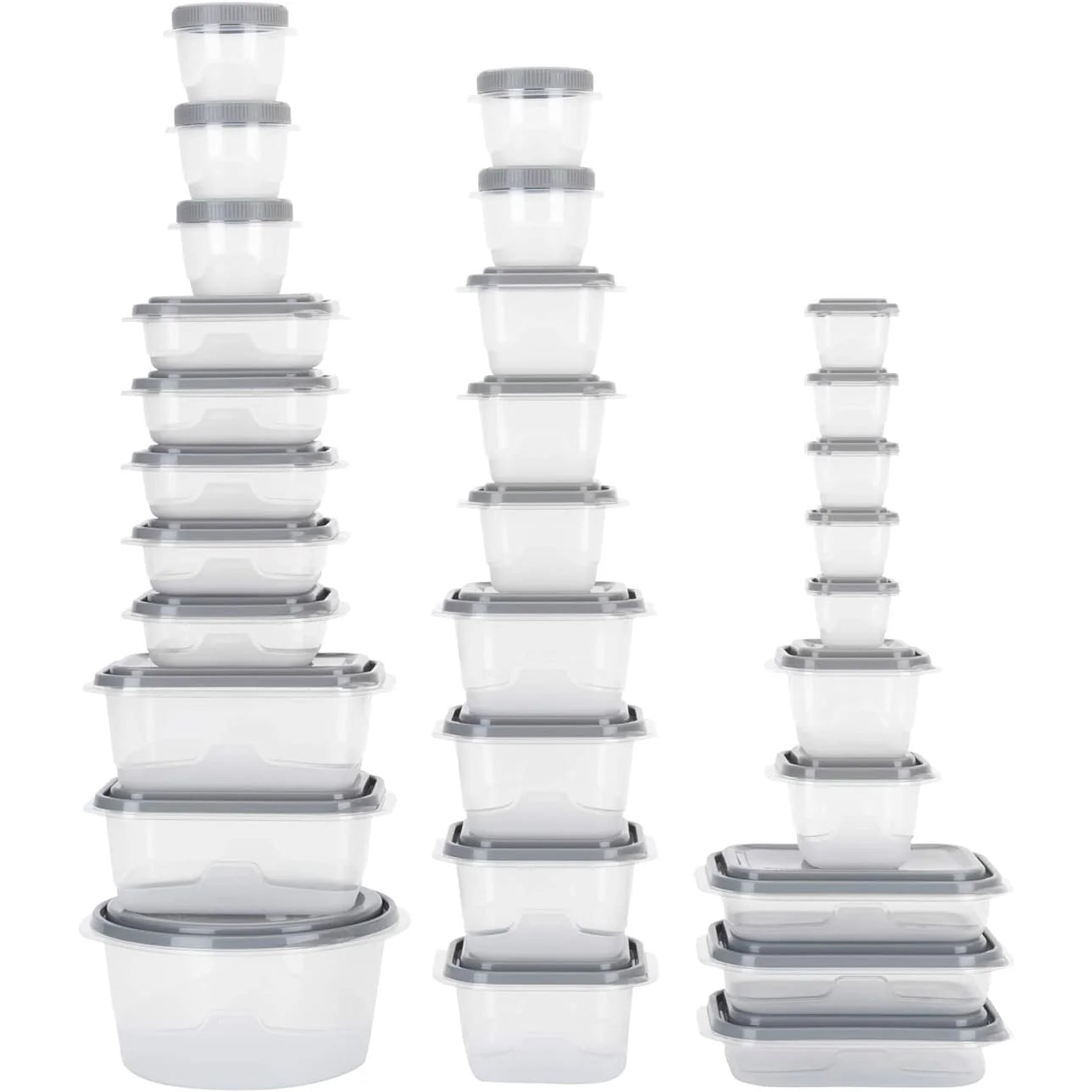 BPA-Free Plastic Food Storage Containers with Lids