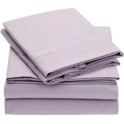Brushed Microfiber Hypoallergenic 4 pcs Bedsheet Set