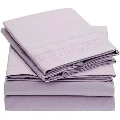 Brushed Microfiber Hypoallergenic 4 pcs Bedsheet Set