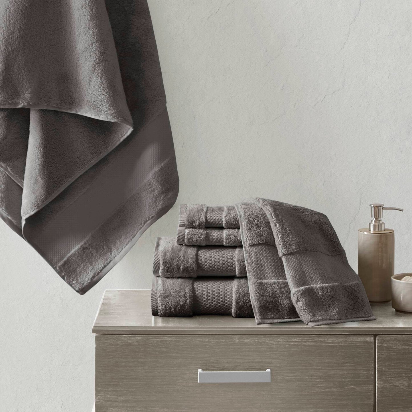 Madison Park Signature Turkish Cotton 6-piece Bath Towel Set