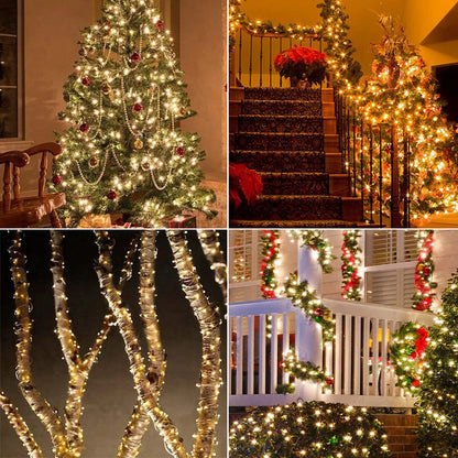 Solar LED Fairy String Lights for Outdoor Garden Decor