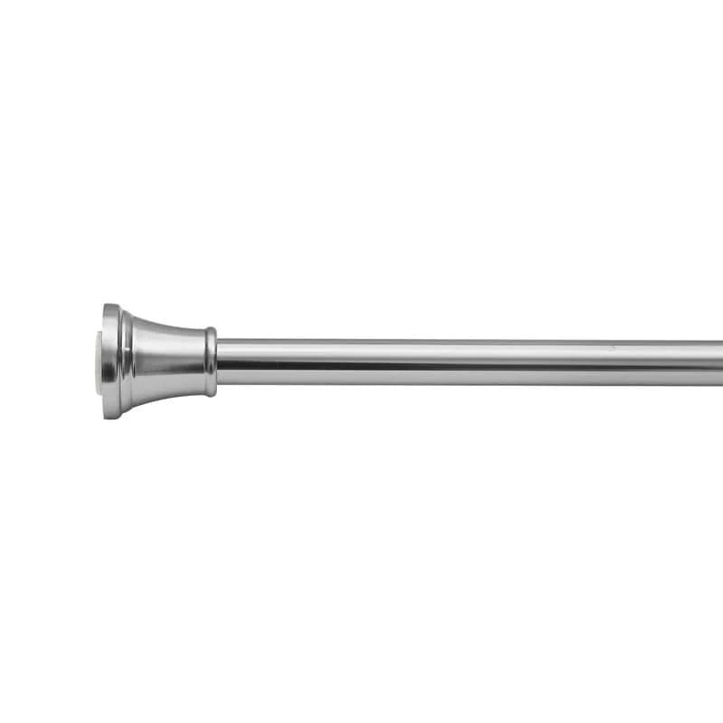 Utopia Alley Adjustable 72-Inch Shower Curtain Tension Rod - Rust-Proof Aluminum with Rubber End Cap, No Drill Installation