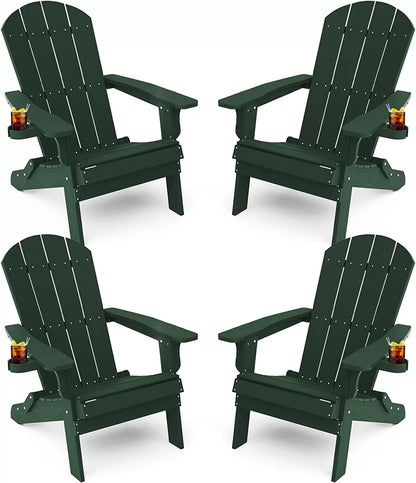 Adirondack Chair ,Patio Chairs 5 Steps Easy Installation,Widely Used in Outdoor, Fire Pit, Deck, Outside, Garden, Campfire Chairs