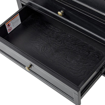 Galatea 3 - Drawer Nightstand Chest with Built-In Outlets