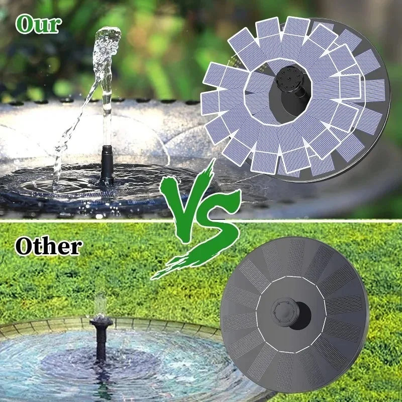 Solar Bird Bath Fountain Pump