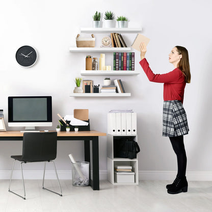 Sorbus Floating Wall Shelves Wall Mounted (4 Pack)