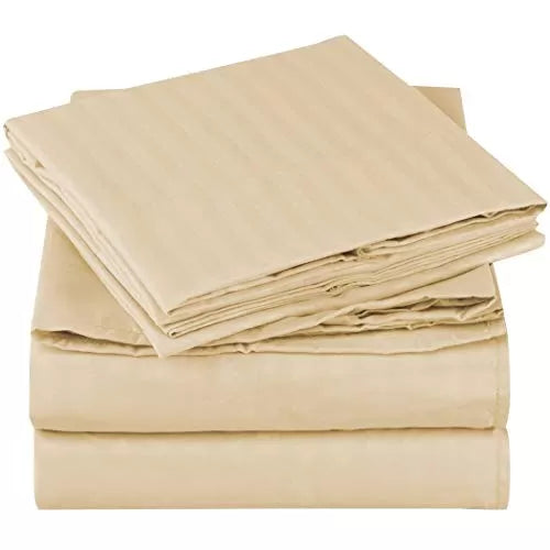 Brushed Microfiber Hypoallergenic 4 pcs Bedsheet Set