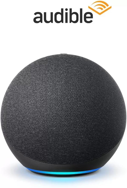 Echo (4th Gen) | With premium sound, smart home hub, and Alexa | Glacier White
