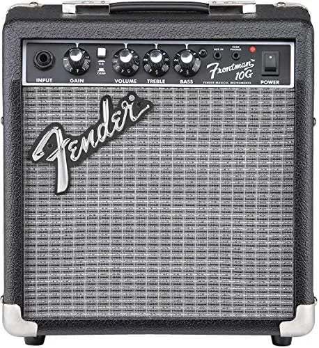 Fender Squier Stratocaster - Sunburst Bundle with Frontman 10G Amp, Gig Bag, Instrument Cable, Tuner, Strap, Picks, Fender Play Online Lessons, Instructional Book, and Austin Bazaar Instructional DVD