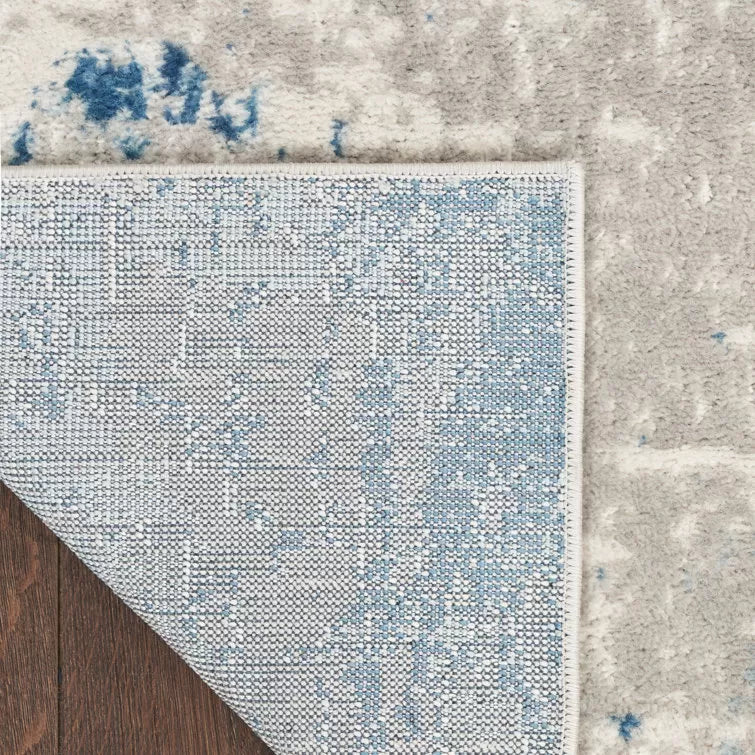 Addie Slate Gray/Light Beige/Ivory Rug