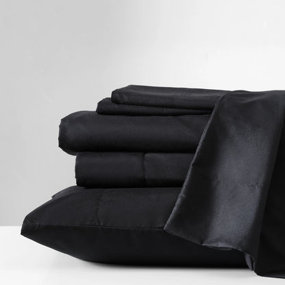 Kenneth Cole Solution Recyled Polyester Solid Bonus Sheet Set