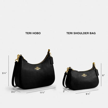 Teri Shoulder Bag In Signature Canvas With Heart Print