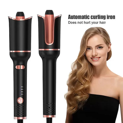 Automatic Hair Air Curler Quick Curling Iron Curls Hair Waver Tongs Rotating Hair Curling Wand Hair Waver Professional Ceramic Wave Styer Tools