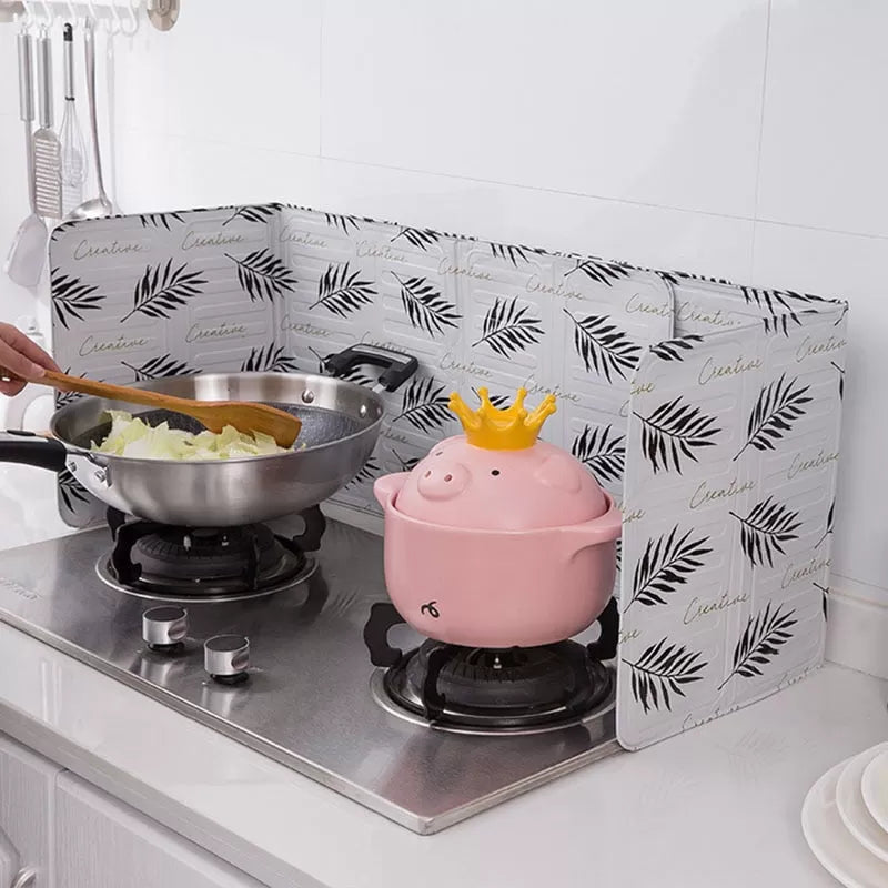Aluminum Foldable Kitchen Gas Stove Baffle Plate