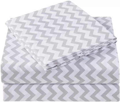 Brushed Microfiber Hypoallergenic 4 pcs Bedsheet Set
