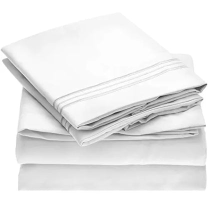 Brushed Microfiber Hypoallergenic 4 pcs Bedsheet Set