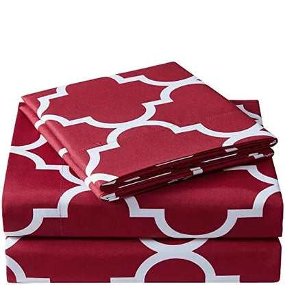 Brushed Microfiber Hypoallergenic 4 pcs Bedsheet Set