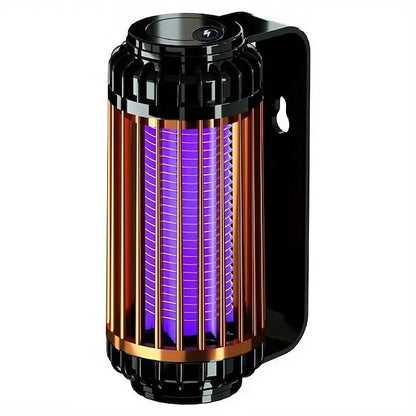 Mosquito Trap Electric USB Portable Silent Killer Lamp Electric Bug Zapper Inhalation Mosquito Killer Lamp Household Outdoor Rechargeable Mosquito Trap Wall Mountable Desktop Friendly