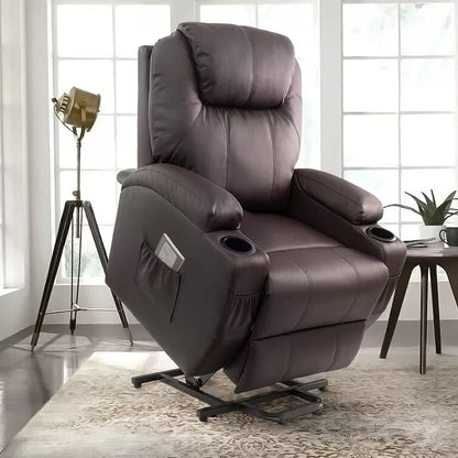 ✨Faux Leather Power Lift Recliner Chair with Massage and Heating Functions✨