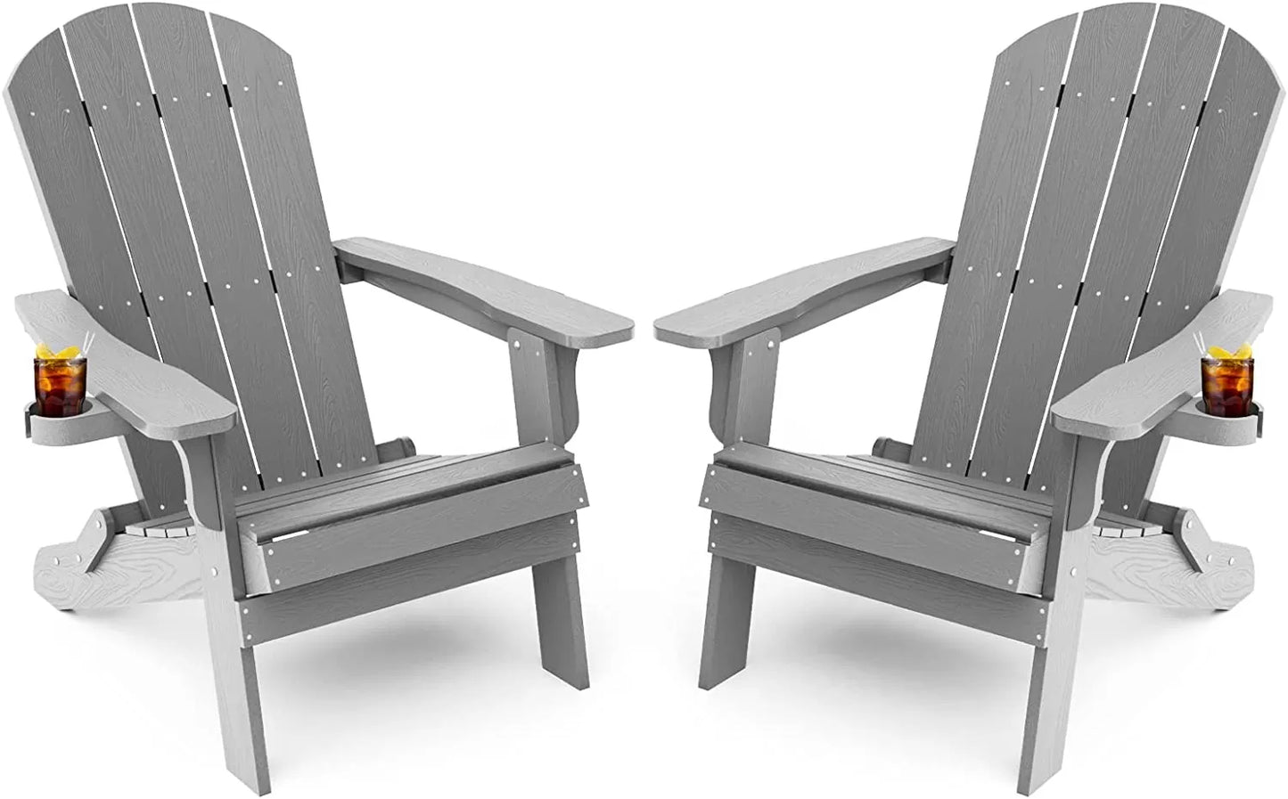 Adirondack Chair ,Patio Chairs 5 Steps Easy Installation,Widely Used in Outdoor, Fire Pit, Deck, Outside, Garden, Campfire Chairs