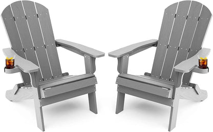 Adirondack Chair ,Patio Chairs 5 Steps Easy Installation,Widely Used in Outdoor, Fire Pit, Deck, Outside, Garden, Campfire Chairs